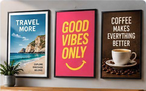 Poster printing example