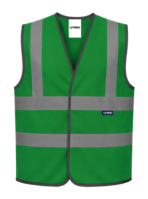 Sleeveless-Safety-Waist-Coat - Emerald