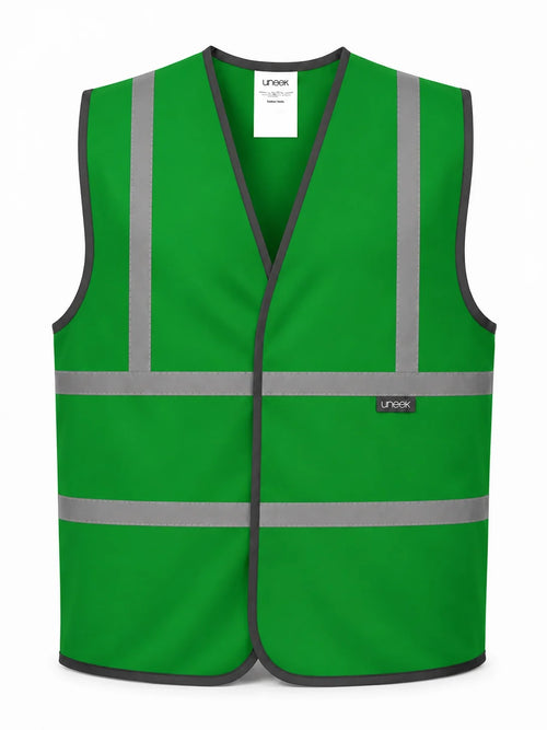 Childrens-Hi-Viz-Waist-Coat - Emerald