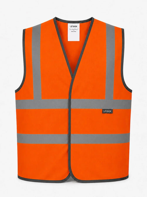 Childrens-Hi-Viz-Waist-Coat - Orange