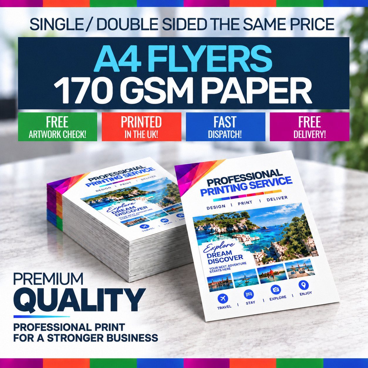 A4 Flyers & Leaflets – 170 GSM