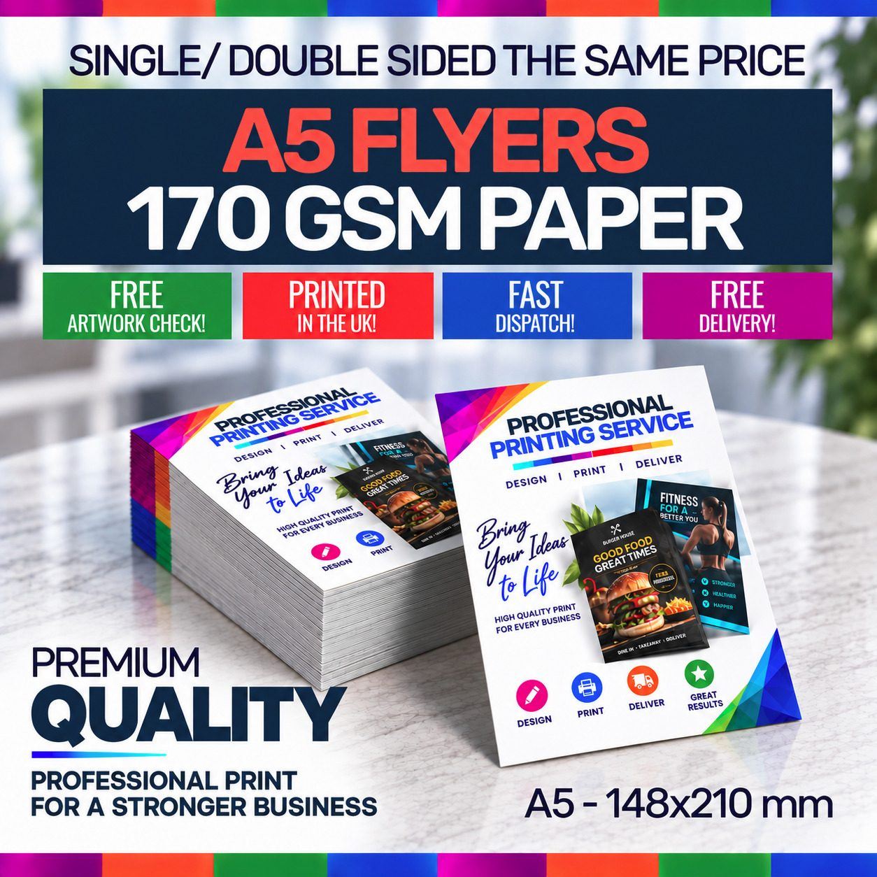 A5 Flyers & Leaflets – 170 GSM